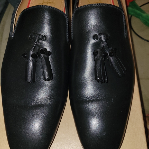 Christian Louboutin Black Loafers with Tassel Detail main image 7